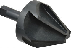 M.A. Ford - 3" Head Diam, 3/4" Shank Diam, 6 Flute 60° High Speed Steel Countersink - Eagle Tool & Supply