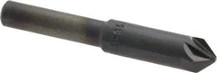 M.A. Ford - 5/16" Head Diam, 1/4" Shank Diam, 6 Flute 82° High Speed Steel Countersink - Bright Finish, 2" OAL, 0.08" Nose Diam, Single End, Straight Shank, Right Hand Cut - Eagle Tool & Supply