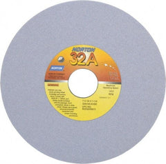 Norton - 7" Diam x 1-1/4" Hole x 1/4" Thick, K Hardness, 100 Grit Surface Grinding Wheel - Aluminum Oxide, Type 1, Fine Grade, 3,600 Max RPM, Vitrified Bond, No Recess - Eagle Tool & Supply