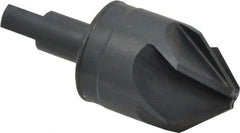 M.A. Ford - 1-1/4" Head Diam, 1/2" Shank Diam, 6 Flute 82° High Speed Steel Countersink - Eagle Tool & Supply