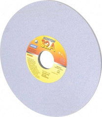 Norton - 8" Diam x 1-1/4" Hole x 1/4" Thick, I Hardness, 100 Grit Surface Grinding Wheel - Aluminum Oxide, Type 1, Fine Grade, 3,600 Max RPM, Vitrified Bond, No Recess - Eagle Tool & Supply