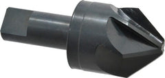 M.A. Ford - 1-1/2" Head Diam, 3/4" Shank Diam, 6 Flute 82° High Speed Steel Countersink - Eagle Tool & Supply