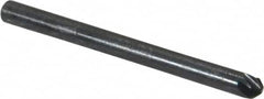 M.A. Ford - 1/8" Head Diam, 1/8" Shank Diam, 6 Flute 90° High Speed Steel Countersink - Eagle Tool & Supply