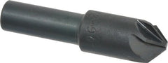 M.A. Ford - 1/2" Head Diam, 3/8" Shank Diam, 6 Flute 90° High Speed Steel Countersink - Eagle Tool & Supply