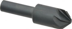 M.A. Ford - 5/8" Head Diam, 3/8" Shank Diam, 6 Flute 90° High Speed Steel Countersink - Eagle Tool & Supply