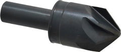 M.A. Ford - 1" Head Diam, 1/2" Shank Diam, 6 Flute 90° High Speed Steel Countersink - Eagle Tool & Supply