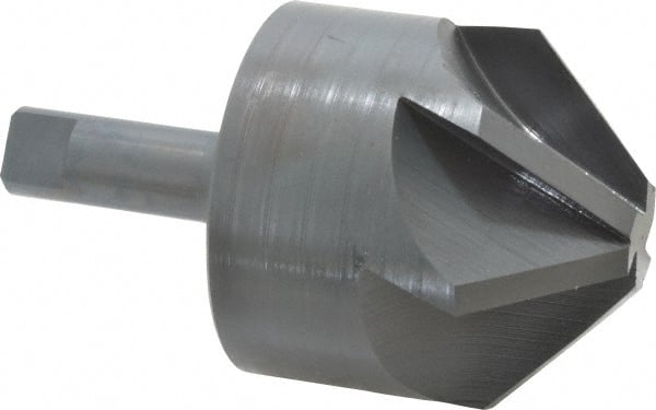 M.A. Ford - 3" Head Diam, 3/4" Shank Diam, 6 Flute 90° High Speed Steel Countersink - Eagle Tool & Supply