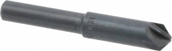 M.A. Ford - 5/16" Head Diam, 1/4" Shank Diam, 6 Flute 100° High Speed Steel Countersink - Eagle Tool & Supply