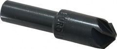 M.A. Ford - 1/2" Head Diam, 3/8" Shank Diam, 6 Flute 100° High Speed Steel Countersink - Eagle Tool & Supply