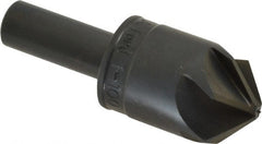 M.A. Ford - 1" Head Diam, 1/2" Shank Diam, 6 Flute 100° High Speed Steel Countersink - Eagle Tool & Supply