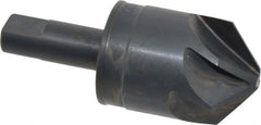 M.A. Ford - 1-1/4" Head Diam, 1/2" Shank Diam, 6 Flute 100° High Speed Steel Countersink - Eagle Tool & Supply