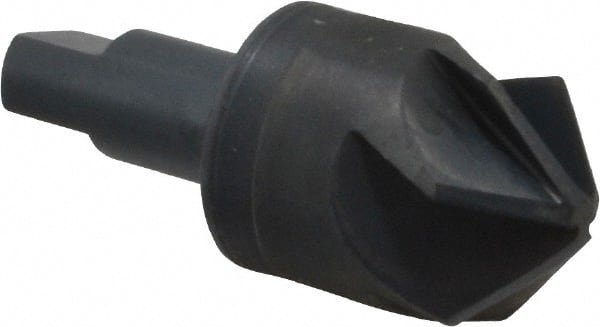 M.A. Ford - 1-1/2" Head Diam, 3/4" Shank Diam, 6 Flute 100° High Speed Steel Countersink - Eagle Tool & Supply