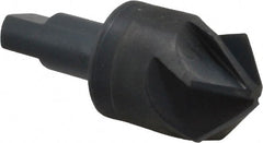 M.A. Ford - 1-1/2" Head Diam, 3/4" Shank Diam, 6 Flute 100° High Speed Steel Countersink - Eagle Tool & Supply