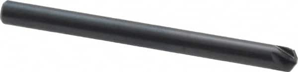 M.A. Ford - 1/8" Head Diam, 1/8" Shank Diam, 6 Flute 120° High Speed Steel Countersink - Eagle Tool & Supply