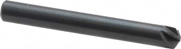 M.A. Ford - 3/16" Head Diam, 3/16" Shank Diam, 6 Flute 120° High Speed Steel Countersink - Eagle Tool & Supply