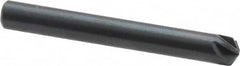 M.A. Ford - 3/16" Head Diam, 3/16" Shank Diam, 6 Flute 120° High Speed Steel Countersink - Eagle Tool & Supply