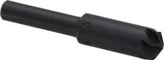 M.A. Ford - 3/8" Head Diam, 1/4" Shank Diam, 6 Flute 120° High Speed Steel Countersink - Eagle Tool & Supply