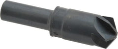 M.A. Ford - 3/4" Head Diam, 1/2" Shank Diam, 6 Flute 120° High Speed Steel Countersink - Eagle Tool & Supply