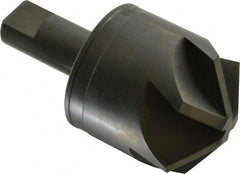 M.A. Ford - 2" Head Diam, 3/4" Shank Diam, 6 Flute 120° High Speed Steel Countersink - Eagle Tool & Supply