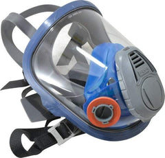 MSA - Series 3000, Size S Full Face Respirator - 4-Point Suspension, Bayonet Connection - Eagle Tool & Supply