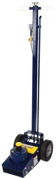 Omega Lift Equipment - 25 Ton Capacity Air Operated Truck Jack - 8 to 18" High - Eagle Tool & Supply