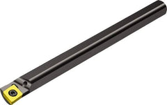 Sandvik Coromant - 15.2mm Min Bore Diam, 6" OAL, 1/2" Shank Diam, A-SCLC Indexable Boring Bar - CCMT 21.51 Insert, Screw Clamping Holding Method - Eagle Tool & Supply