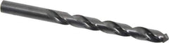 Hertel - 10mm 118° High Speed Steel Jobber Drill - Oxide Finish, Right Hand Cut, Spiral Flute, Straight Shank, 130mm OAL, Standard Point - Eagle Tool & Supply