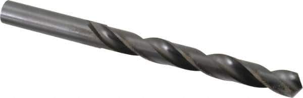 Hertel - 12mm 118° High Speed Steel Jobber Drill - Oxide Finish, Right Hand Cut, Spiral Flute, Straight Shank, 149mm OAL, Standard Point - Eagle Tool & Supply