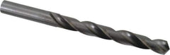 Hertel - 12mm 118° High Speed Steel Jobber Drill - Oxide Finish, Right Hand Cut, Spiral Flute, Straight Shank, 149mm OAL, Standard Point - Eagle Tool & Supply