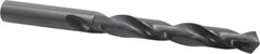 Hertel - 15.5mm 118° High Speed Steel Jobber Drill - Oxide Finish, Right Hand Cut, Spiral Flute, Straight Shank, 181mm OAL, Standard Point - Eagle Tool & Supply