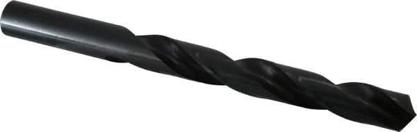 Hertel - 16mm 118° High Speed Steel Jobber Drill - Oxide Finish, Right Hand Cut, Spiral Flute, Straight Shank, 181mm OAL, Standard Point - Eagle Tool & Supply