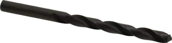 Hertel - 7.85114mm 118° High Speed Steel Jobber Drill - Oxide Finish, Right Hand Cut, Spiral Flute, Straight Shank, 114mm OAL, Standard Point - Eagle Tool & Supply