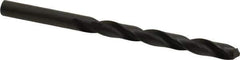 Hertel - 7.85114mm 118° High Speed Steel Jobber Drill - Oxide Finish, Right Hand Cut, Spiral Flute, Straight Shank, 114mm OAL, Standard Point - Eagle Tool & Supply