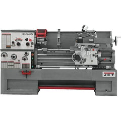 Jet - 16" Swing, 40" Between Centers, 230/460 Volt, Triple Phase Engine Lathe - 7MT Taper, 7-1/2 hp, 25 to 1,800 RPM, 3-1/8" Bore Diam, 40" Deep x 48" High x 97-1/2" Long - Eagle Tool & Supply