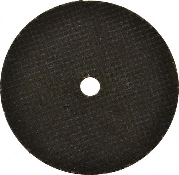 Made in USA - 2-1/2" 46 Grit Aluminum Oxide Cutoff Wheel - 1/16" Thick, 1/4" Arbor, 24,450 Max RPM, Use with Die Grinders - Eagle Tool & Supply