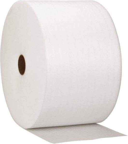 Value Collection - 1,000' Long x 12" Wide x 1/32" Thick, Polyethylene Foam - White - Eagle Tool & Supply