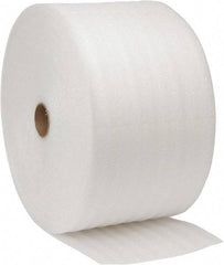Value Collection - 375' Long x 12" Wide x 3/32" Thick, Polyethylene Foam - White - Eagle Tool & Supply