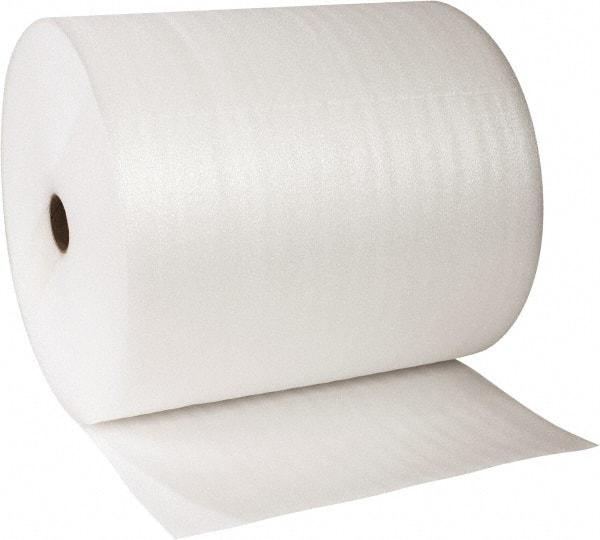 Value Collection - 375' Long x 24" Wide x 3/32" Thick, Polyethylene Foam - White - Eagle Tool & Supply