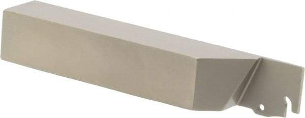 Iscar - External Thread, 1-1/8" Max Depth of Cut, 0.11" Min Groove Width, 5.905" OAL, Left Hand Indexable Grooving Cutoff Toolholder - 1" Shank Height x 1" Shank Width, TAG Insert Style, TGT Toolholder Style, Series Tang-GripIQ - Eagle Tool & Supply