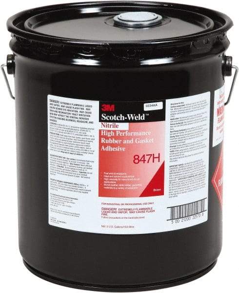 3M - Automotive Sealants & Gasketing Type: Rubber And Gasket Adhesive Container Size: 5 Gal. - Eagle Tool & Supply