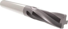 Allied Machine and Engineering - 1/16-28, 1/8-28 BSPP, 0.24" Cutting Diam, 3 Flute, Solid Carbide Helical Flute Thread Mill - Internal/External Thread, 0.572" LOC, 2-1/2" OAL, 1/4" Shank Diam - Eagle Tool & Supply