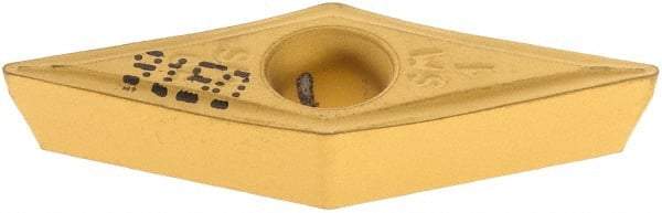 Iscar - VCMT331 SM Grade IC9150 Carbide Turning Insert - TiCN/Al2O3/TiN Finish, 35° Diamond, 3/8" Inscr Circle, 3/16" Thick, 1/64" Corner Radius - Eagle Tool & Supply