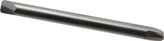 ProMax - 0.01" Radius, 1/8" Mill Diam, 2 Flute Solid Carbide Corner Rounding End Mill - Double End, Uncoated, 1-1/2" OAL, 1/8" Shank Diam - Eagle Tool & Supply