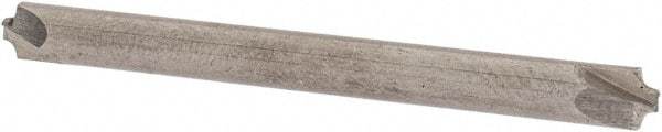 ProMax - 0.035" Radius, 1/8" Mill Diam, 2 Flute Solid Carbide Corner Rounding End Mill - Double End, Uncoated, 1-1/2" OAL, 1/8" Shank Diam - Eagle Tool & Supply