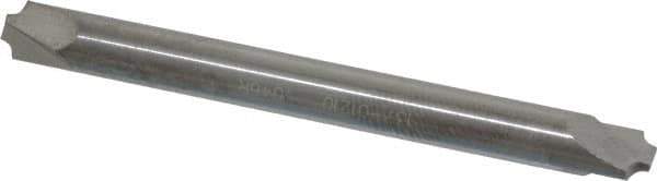 ProMax - 0.046" Radius, 3/16" Mill Diam, 2 Flute Solid Carbide Corner Rounding End Mill - Double End, Uncoated, 2" OAL, 3/16" Shank Diam - Eagle Tool & Supply
