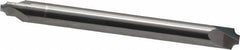 ProMax - 0.05" Radius, 3/16" Mill Diam, 2 Flute Solid Carbide Corner Rounding End Mill - Double End, Uncoated, 2" OAL, 3/16" Shank Diam - Eagle Tool & Supply