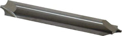 ProMax - 1/8" Radius, 5/16" Mill Diam, 2 Flute Solid Carbide Corner Rounding End Mill - Double End, Uncoated, 2-1/2" OAL, 5/16" Shank Diam - Eagle Tool & Supply