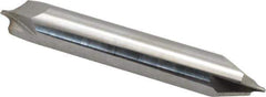 ProMax - 0.156" Radius, 3/8" Mill Diam, 2 Flute Solid Carbide Corner Rounding End Mill - Double End, Uncoated, 2-1/2" OAL, 3/8" Shank Diam - Eagle Tool & Supply
