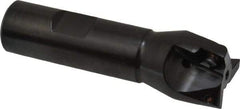LMT - 1" Cut Diam, 0.413" Max Depth of Cut, 3/4" Shank Diam, 3-1/4" OAL, Indexable Square Shoulder End Mill - AD...1103...R Inserts, Weldon Shank, Series Univex - Eagle Tool & Supply