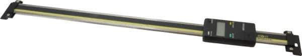 Mitutoyo - 0 to 12 Inch, 0.01mm Resolution Vertical Electronic Linear Scale - 0.002 Inch Accuracy, Data Output, SR44 Battery - Eagle Tool & Supply